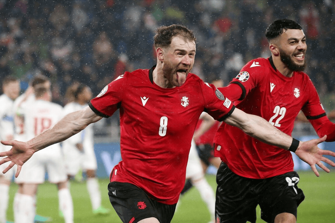 aoa体育馆-格鲁吉亚队晓取胜利，成功晋级欧锦赛四分的简单介绍