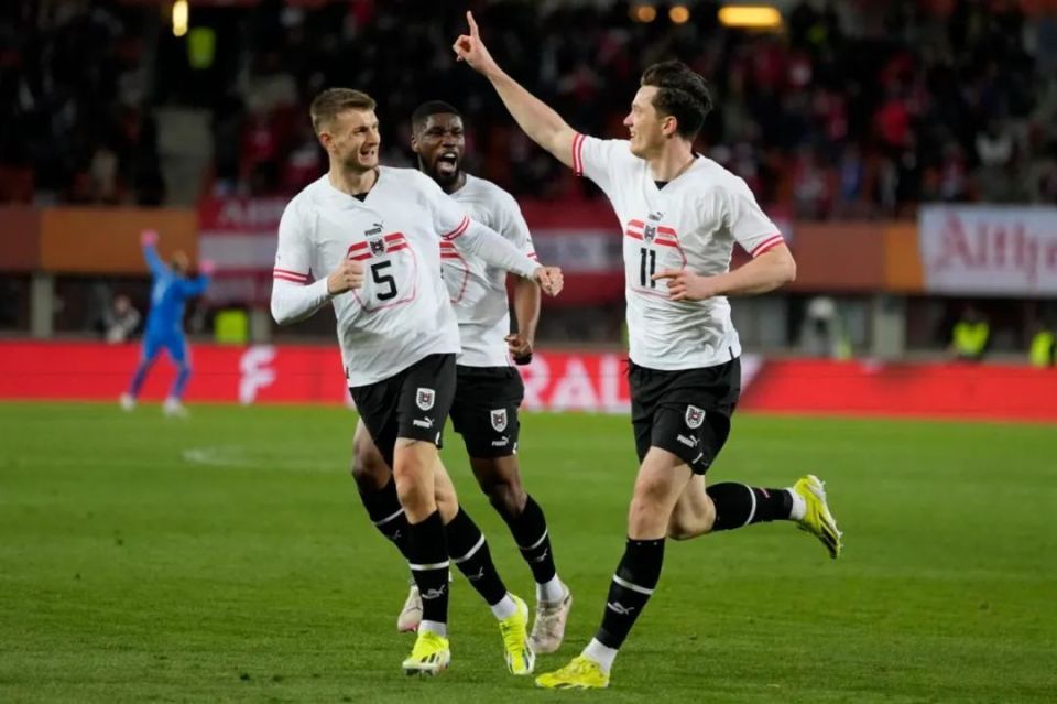 奥地利队在欧洲杯比赛中展现出色实力 奥地利队在欧洲杯比赛中展现出色实力